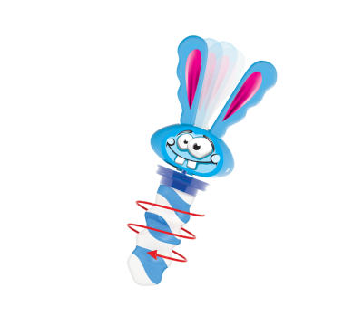 Леденец Rabbit pop (Кролик) крутящийся 16 шт Johny Bee