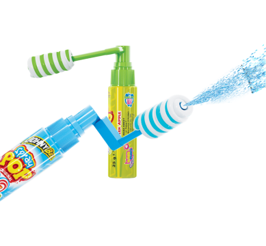 Жидкая конфета и леденец Spray Pop Johny Bee 18 шт