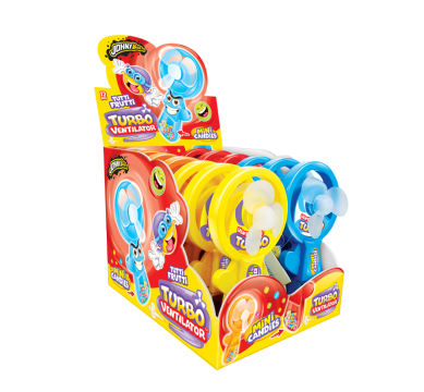 Драже сахарное с игрушкой Вентилятор Ventilator Turbo12шт, Johny Bee,